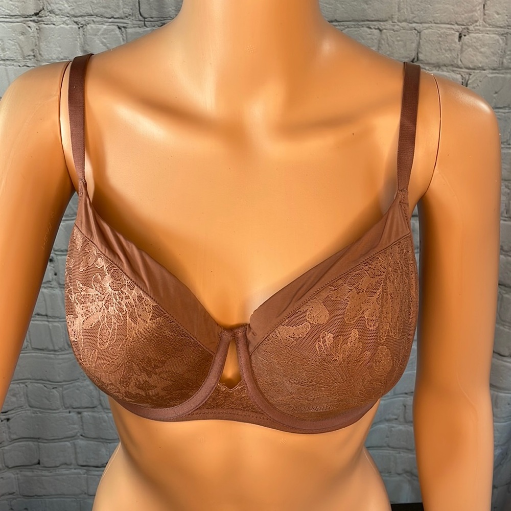 Soma 34DD PERFECT COVERAGE BRA lightest lift, modern coverage EUC Adobe Rose